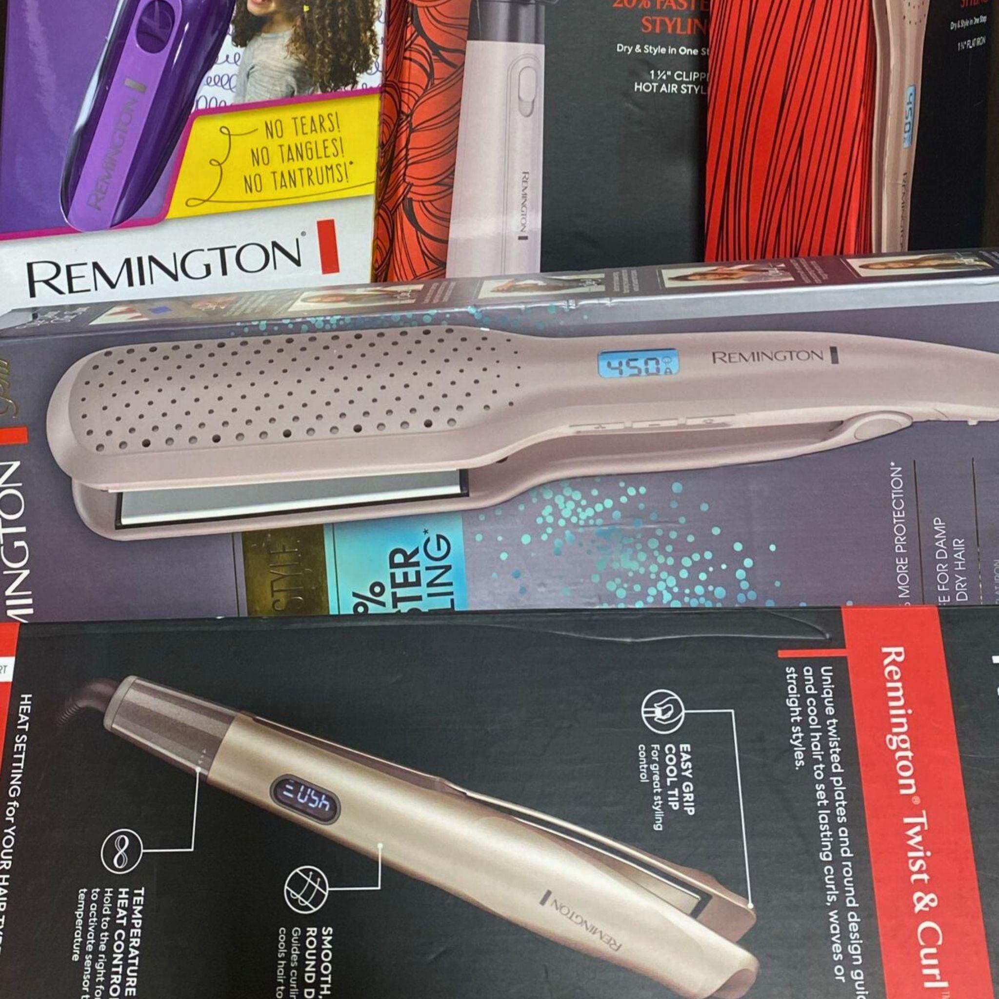 Remington Professional Hair Tools Assortment - 50 Piece Bulk Lot for Salons & Stylists | Perfect for Hairdressers, Barbers & Home Use