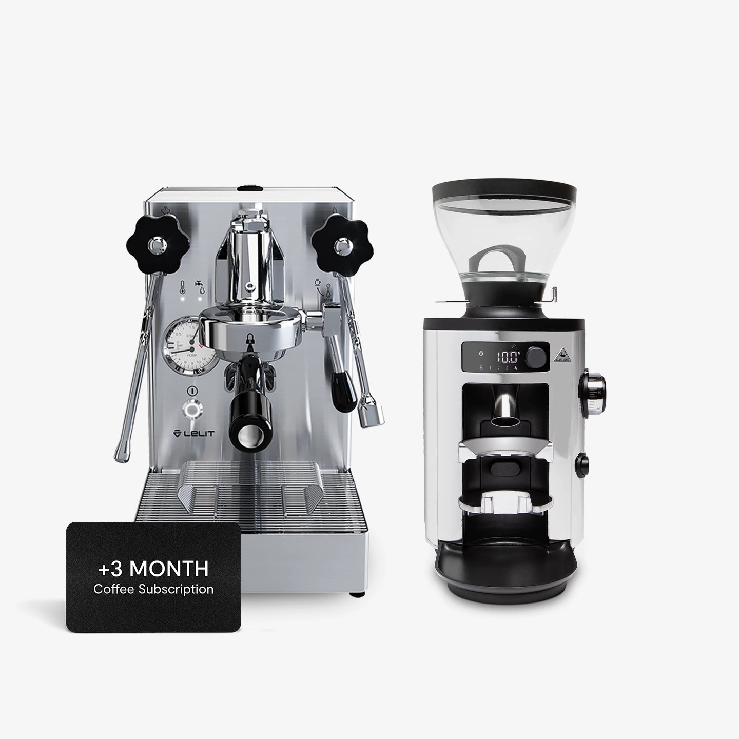 Lelit Mara X Espresso Machine & Mahlkonig X54 Grinder Bundle - Premium Stainless Steel Coffee Setup for Home Baristas | Perfect for Espresso Lovers & Specialty Coffee Brewing