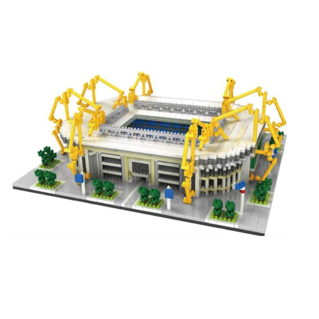 Micro-Brick Small Particle Football Field Building Blocks - World Cup Themed Adult High-Difficulty Assembly Toy for Collectors & DIY Enthusiasts | Perfect for Home Decoration, Gift Giving & Stress Relief