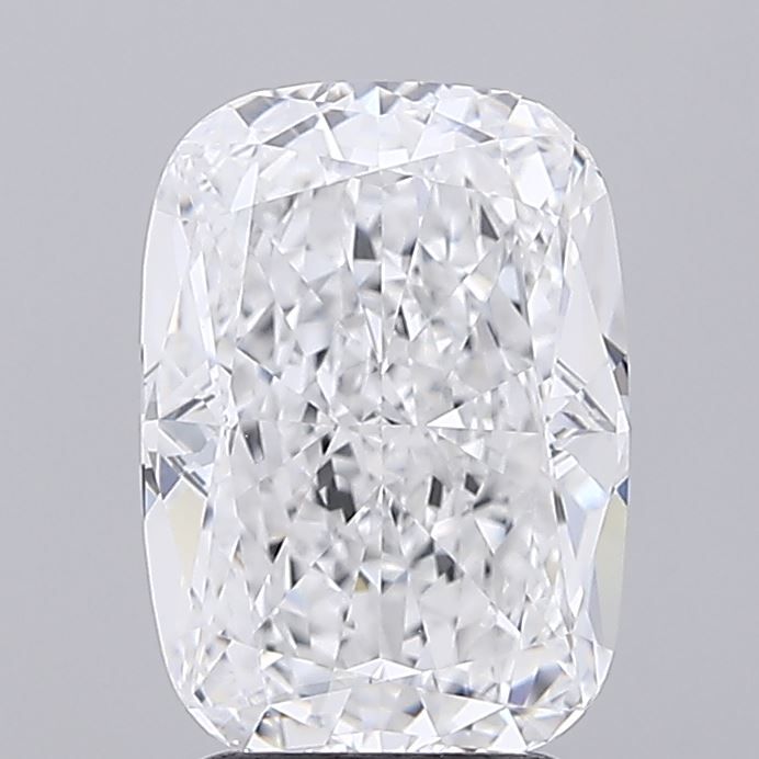 3.37 Carat D Color VVS2 Clarity Cushion Cut Lab-Grown Diamond - Perfect for Engagement Rings & Luxury Jewelry