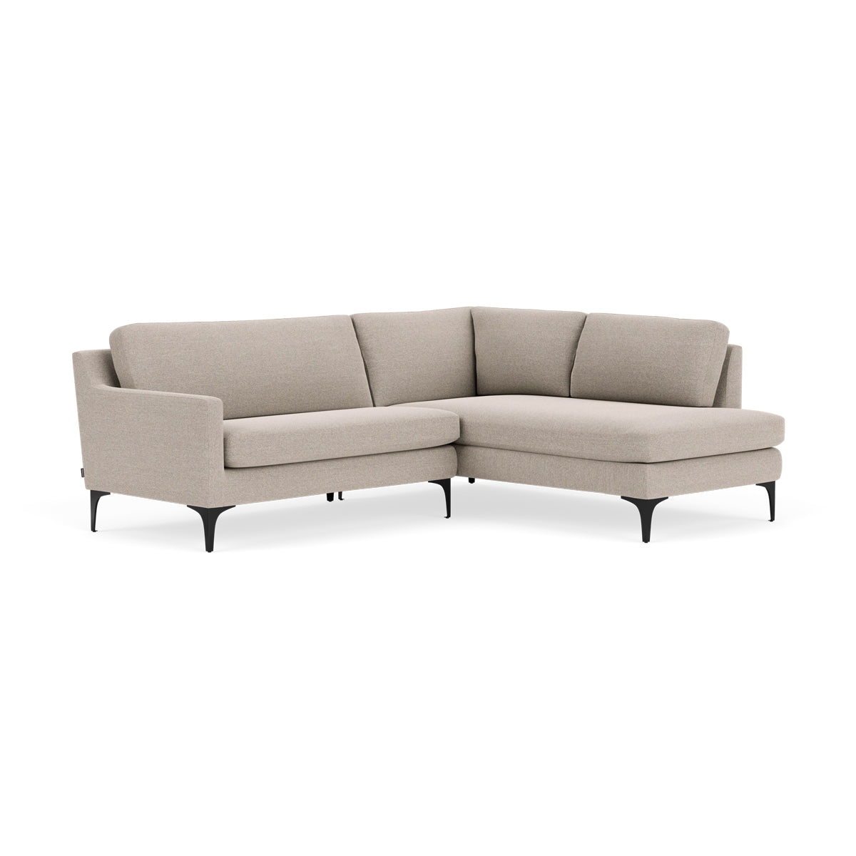 Astha Fabric Right Corner Sofa - Modern L-Shaped Sectional Couch for Living Room, Home Theater & Small Spaces | Comfortable & Stylish Lounge Furniture