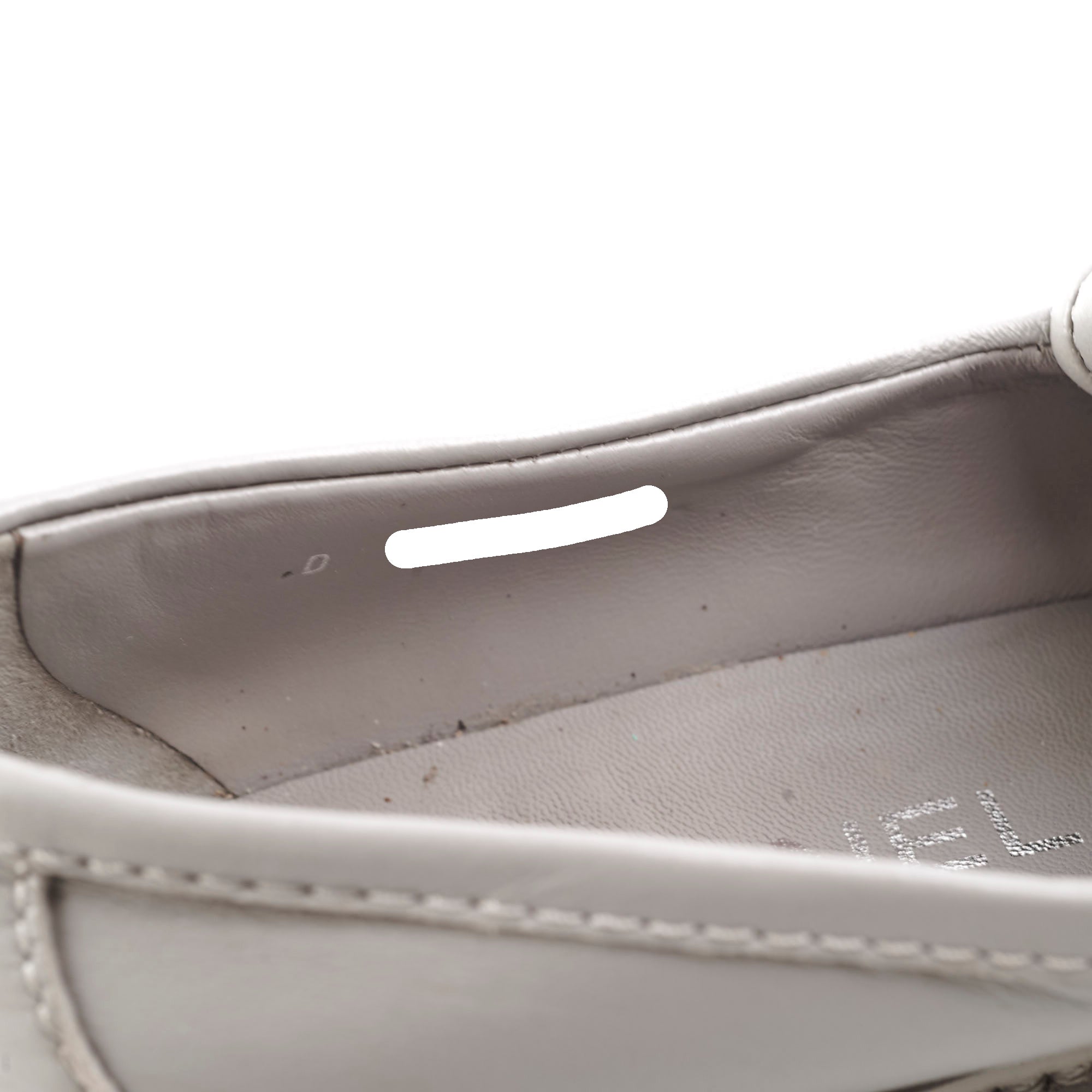 Chanel Quilted Grey Leather Loafers Women's Size 36.5 - Luxury Comfortable Slip-On Shoes for Office, Travel & Casual Outings