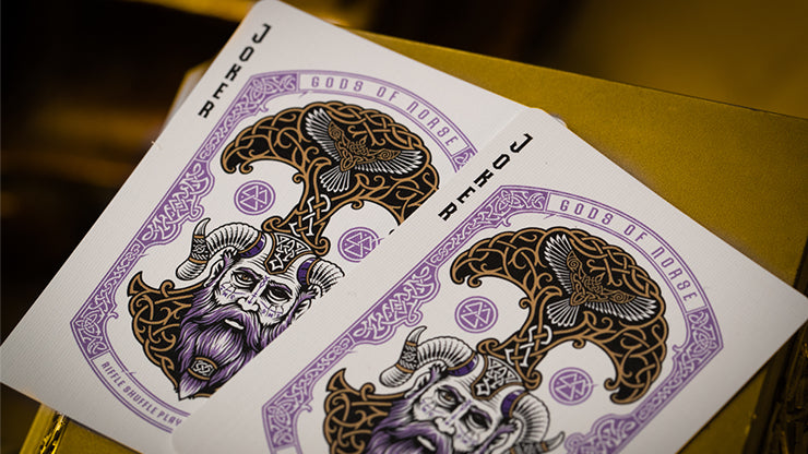 Premium Norse Mythology Playing Cards - Viking Gods & Legends Theme - Perfect for Collectors, Poker, Magic Tricks & Game Nights