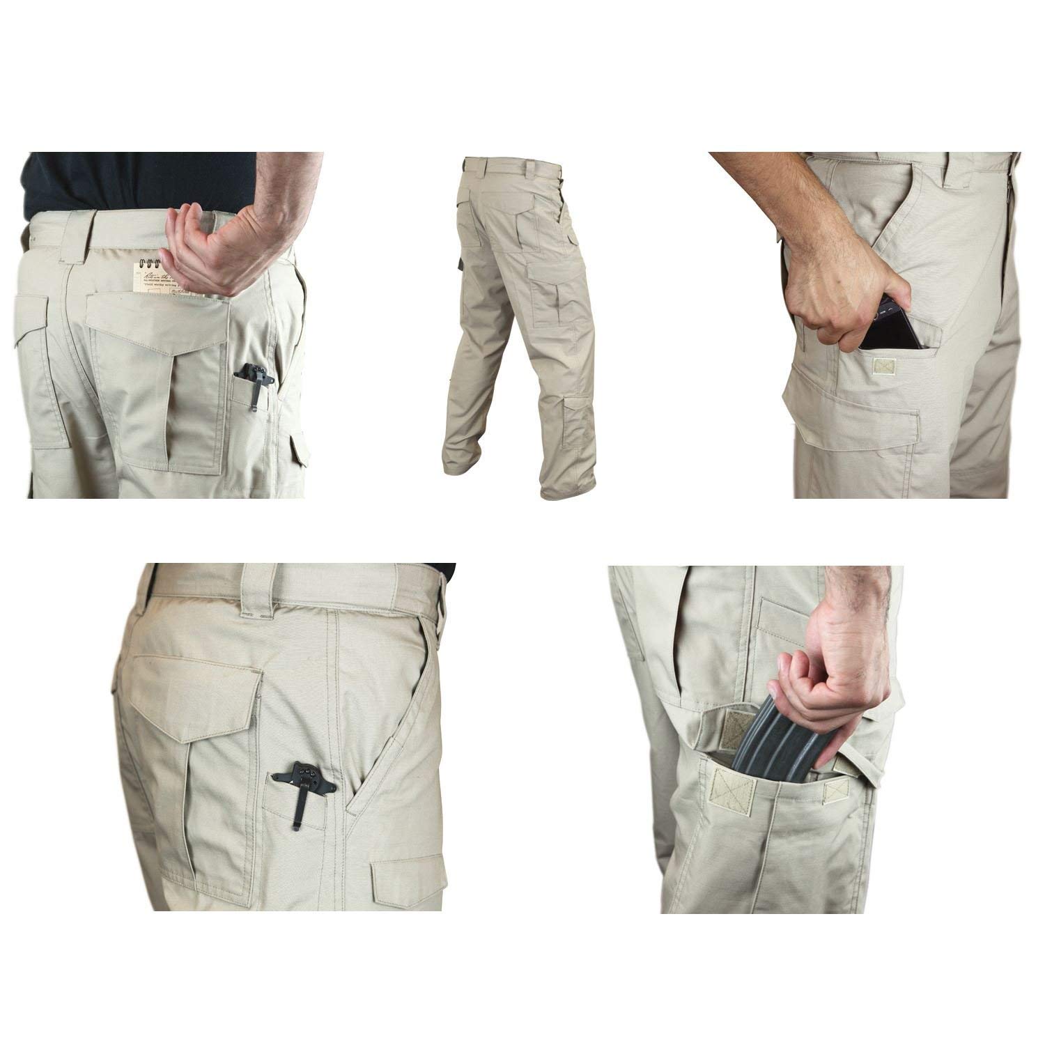 Condor Men's Cargo Pants - Durable Tactical Work Pants with Multiple Pockets for Outdoor, Hiking, and Workwear | Comfortable & Functional for Everyday Use