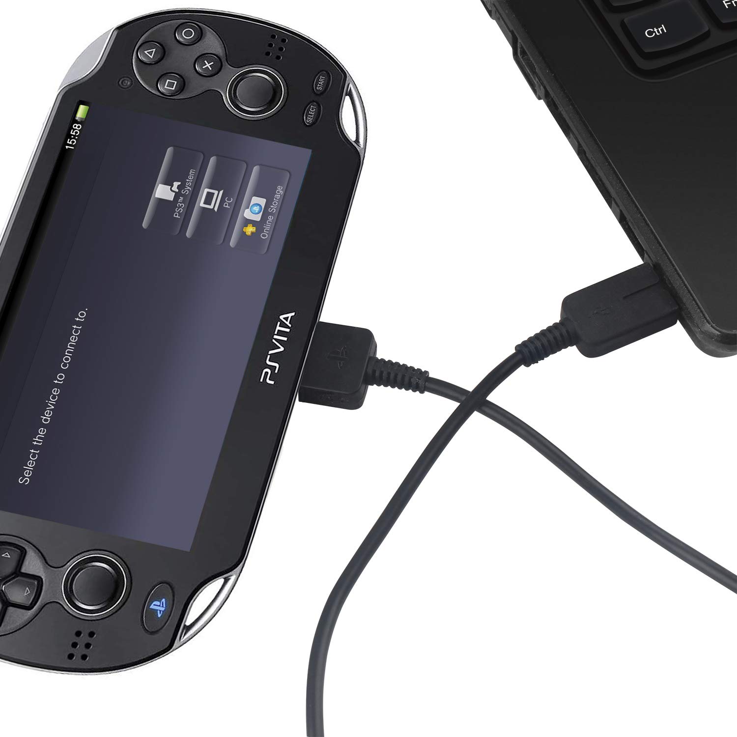 **Upgraded PS Vita Charger Cable 3.3ft - Fast Charging & Data Sync for PSV 1000, Compatible with PlayStation Vita - Perfect for Gaming On-The-Go & Travel**