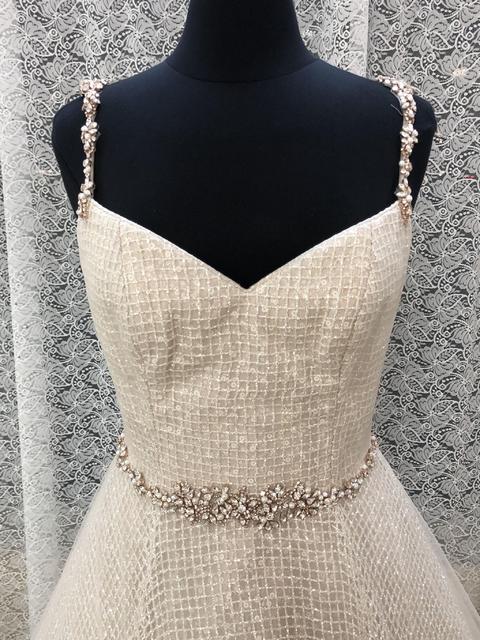 Maggie Sottero Vidette Wedding Gown - Elegant Lace Bridal Dress for Bride, Perfect for Church Ceremony & Formal Reception