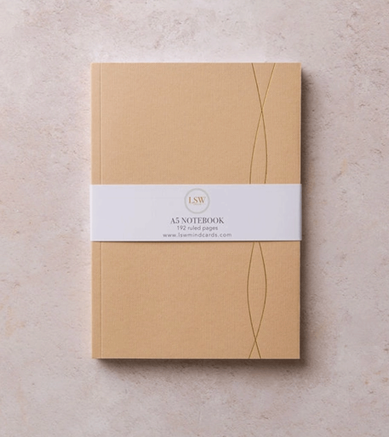 LSW Peach Ruled Notebook - A5 Lined Journal for School, Office & Travel, 100 Pages Premium Paper, Perfect for Note Taking, Planning & Sketching | Ideal Gift for Students & Professionals