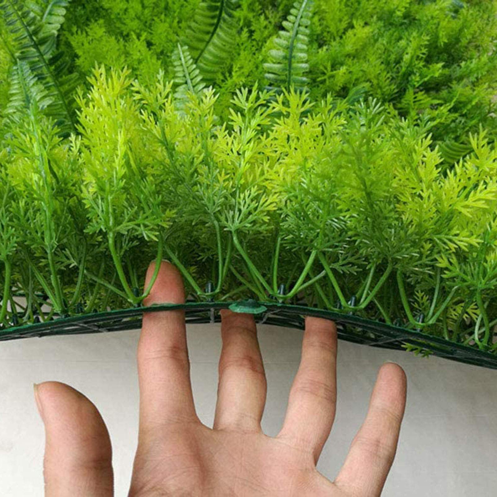 2PCS Artificial Hedge Plants - Faux Boxwood Hedge Wall Panels for Indoor & Outdoor Use | Perfect for Garden, Backyard, Home Decor, Privacy Screen & Wedding Backdrops | UV Resistant & Low Maintenance Greenery Panels