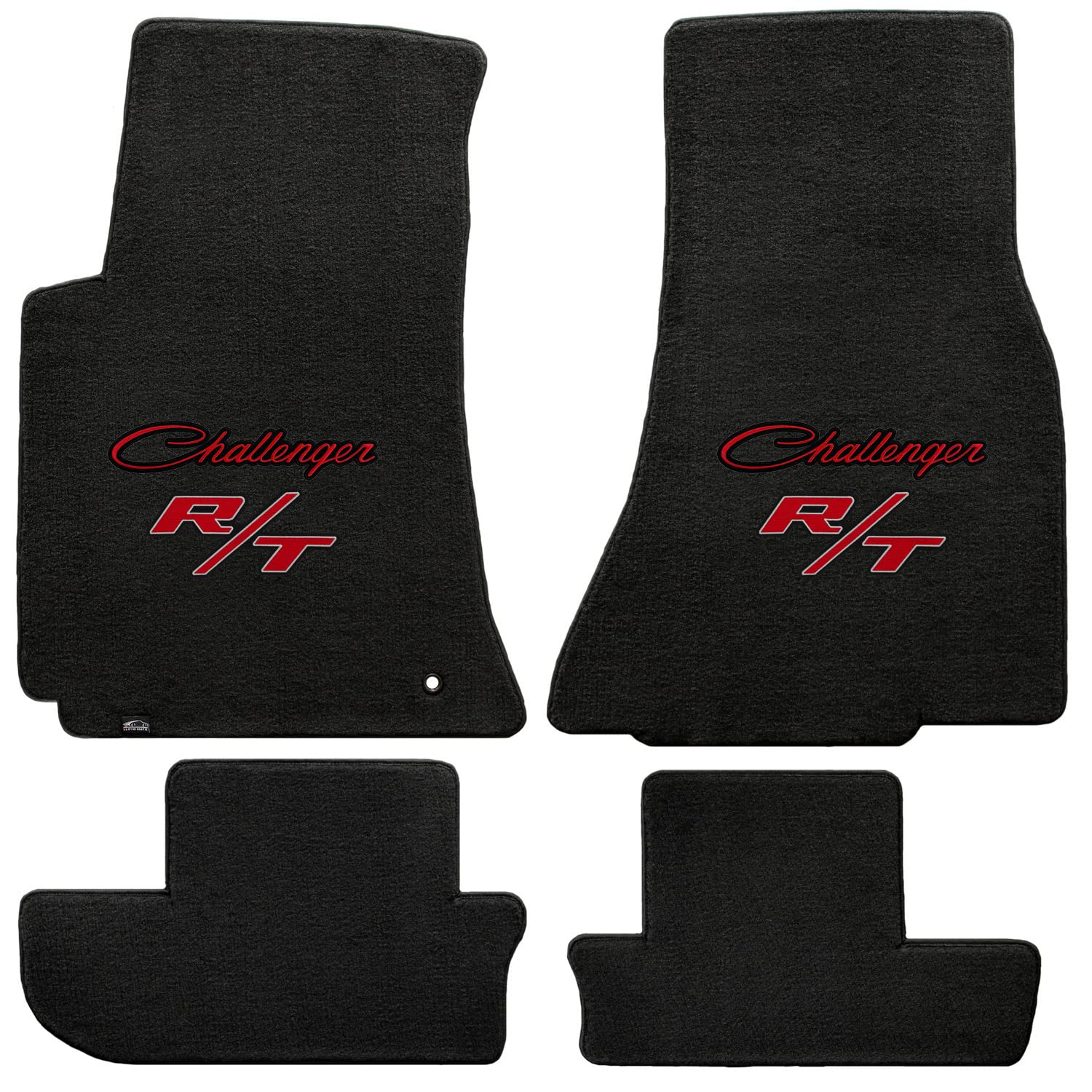Premium Custom-Fit Carpeted Floor Mats for 2008-2010 Dodge Challenger RT (4-Piece Set, Charcoal) - Luxury Car Floor Liners with Perfect Fit & Enhanced Protection - Ideal for Daily Commute, Road Trips, and All-Weather Driving
