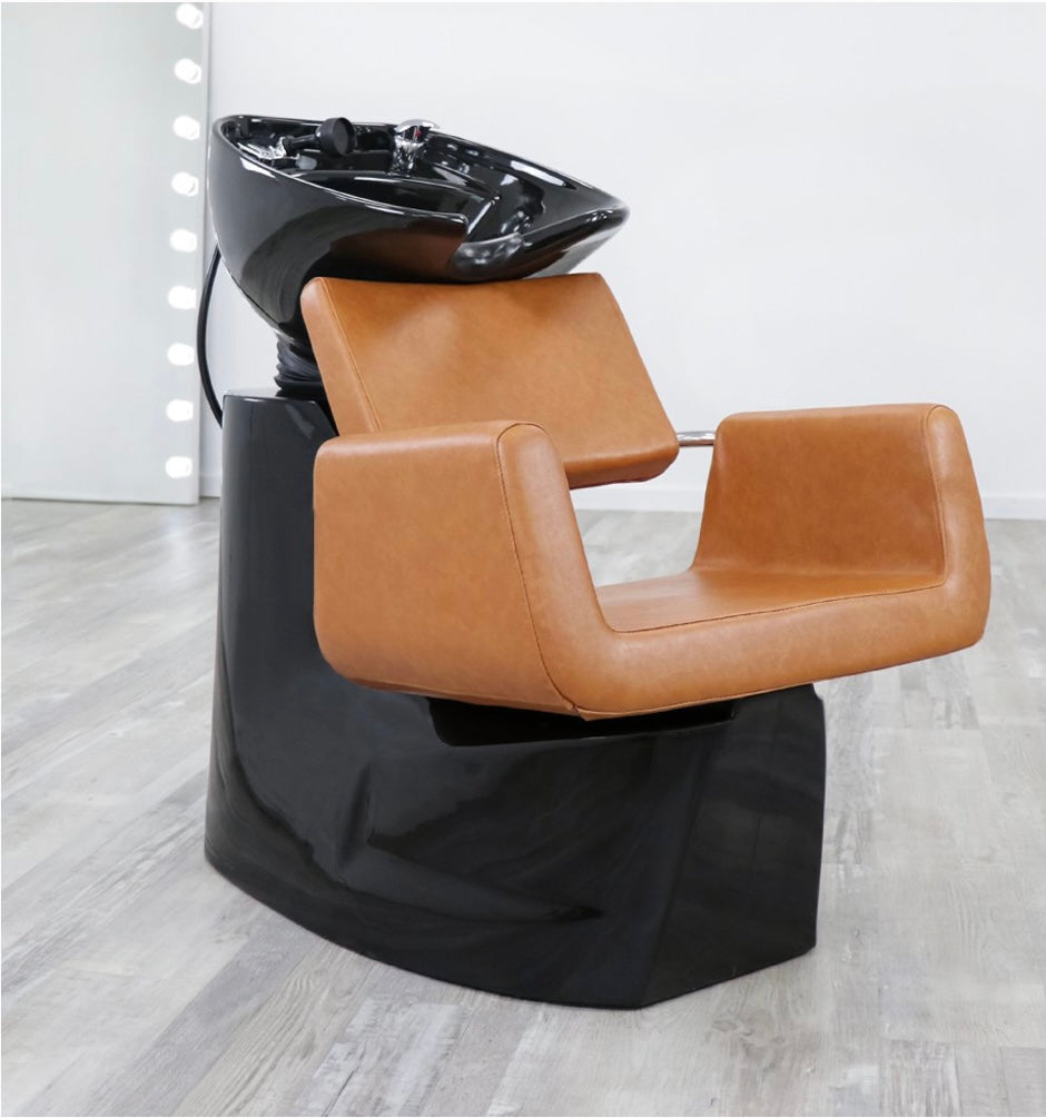 Professional Salon Shampoo Bowl and Chair Set - Ergonomic Hair Washing Station for Barbers & Stylists - Perfect for Salons, Spas & Home Use