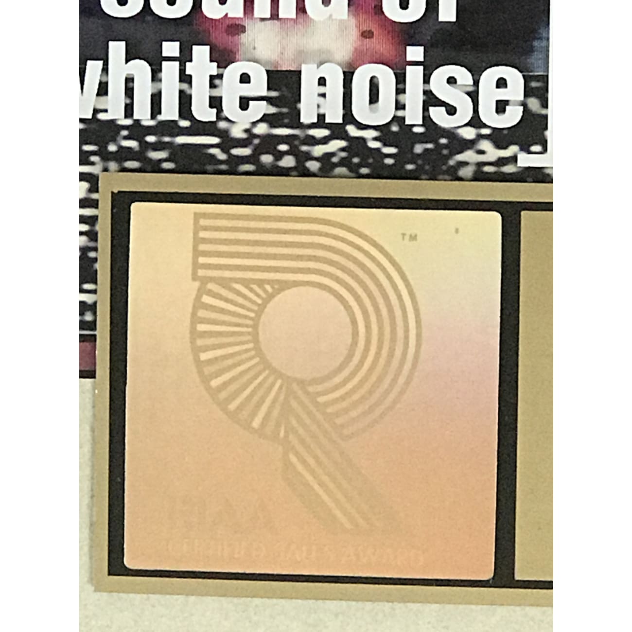 Anthrax Sound of White Noise RIAA Gold Album Award - Certified Music Collectible for Fans & Memorabilia Enthusiasts | Perfect for Display, Gifts & Rock Music Collections