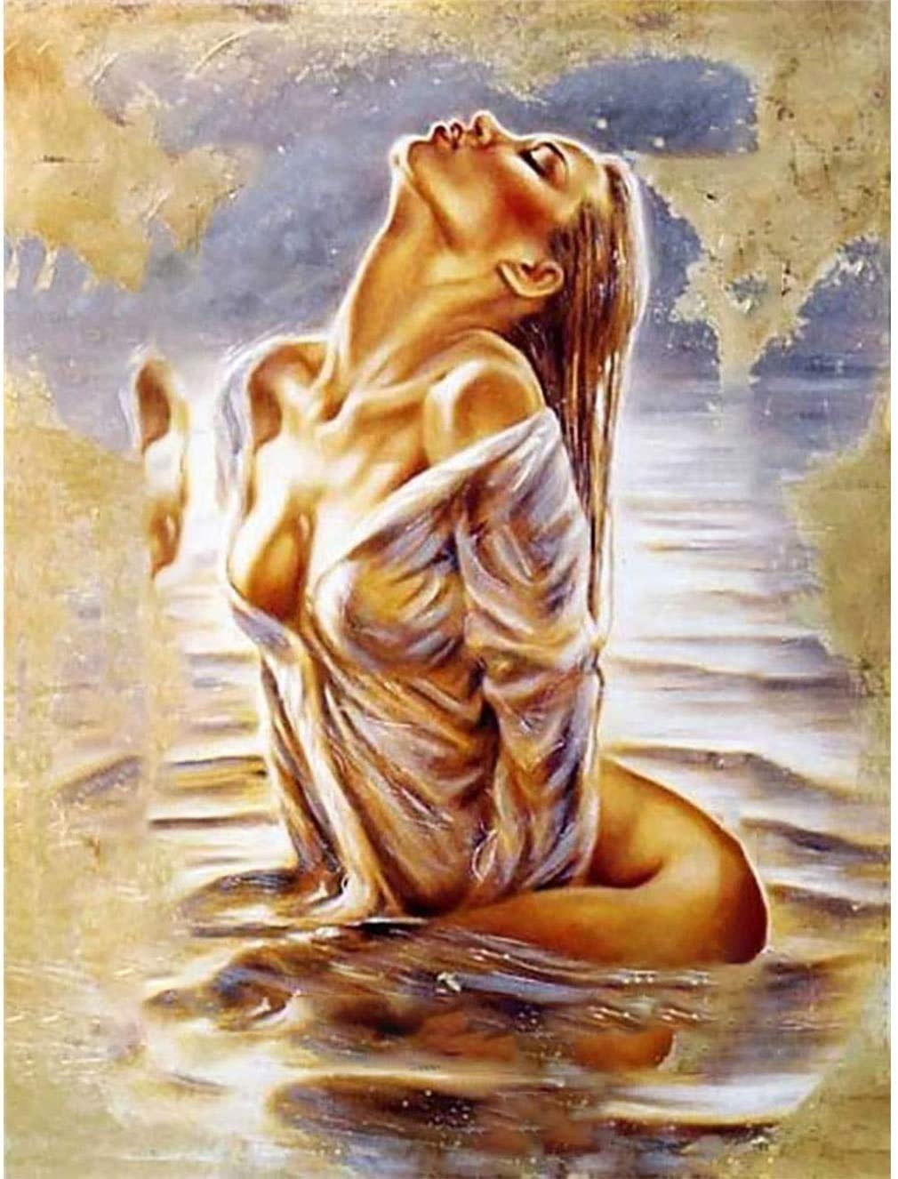 5D Diamond Painting Kits for Adults - Full Drill African Woman Art DIY Kit (40x50cm) - Perfect for Home Wall Decor, Relaxation & Stress Relief - Unique Gift Idea for Women & Art Lovers