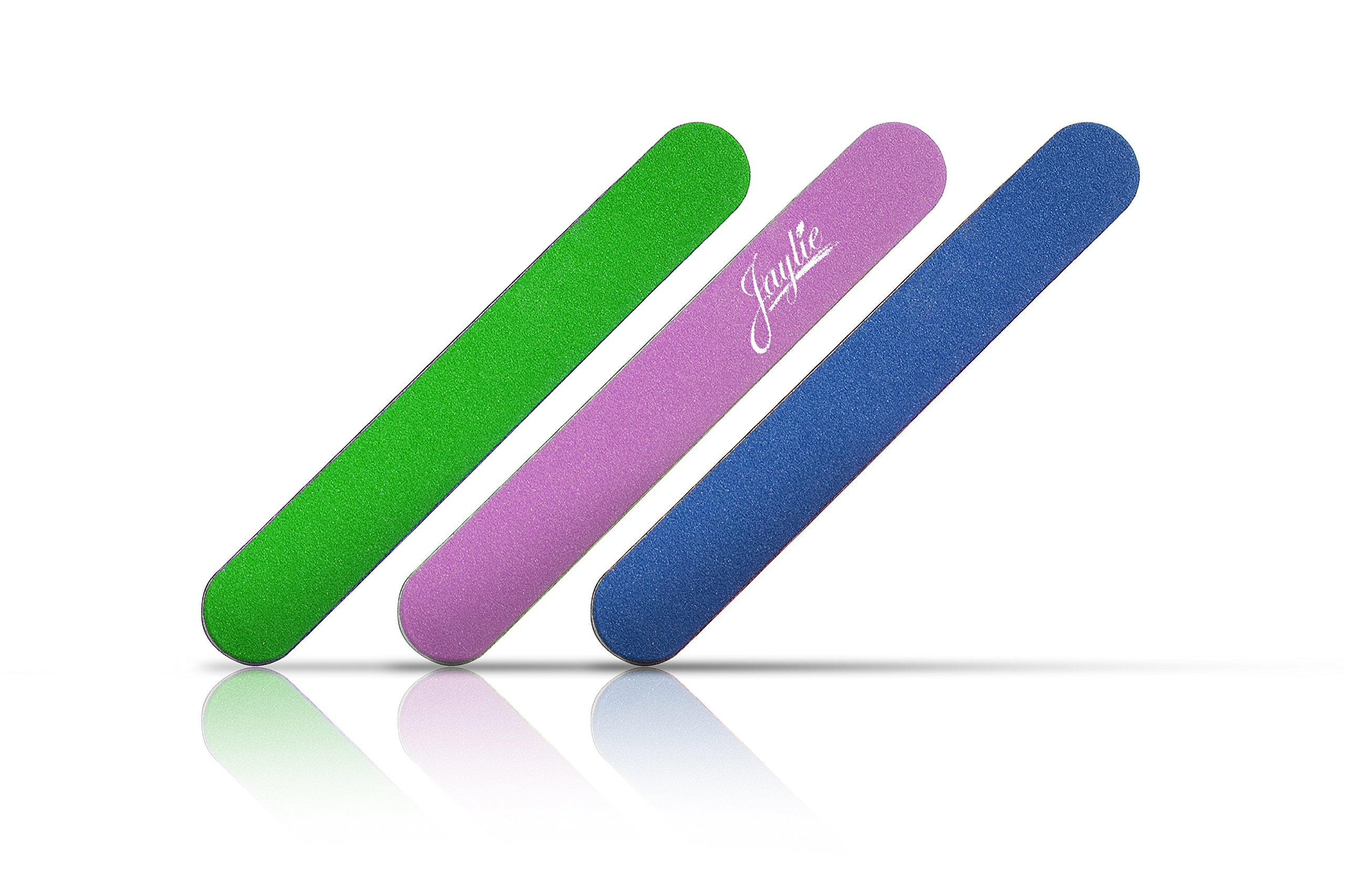 Premium Mini Nail Files & Buffers Set - 50 Pack Colorful Salon Boards (3.5