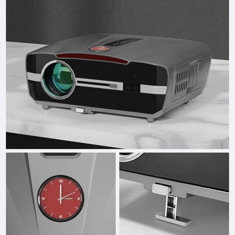 Best 1080P Home Theater Projector with Keystone Correction | Android & Bluetooth Smart TV Projector for Movies | Perfect for Living Room Movie Nights, Outdoor Camping & Office Presentations (D As Shown)