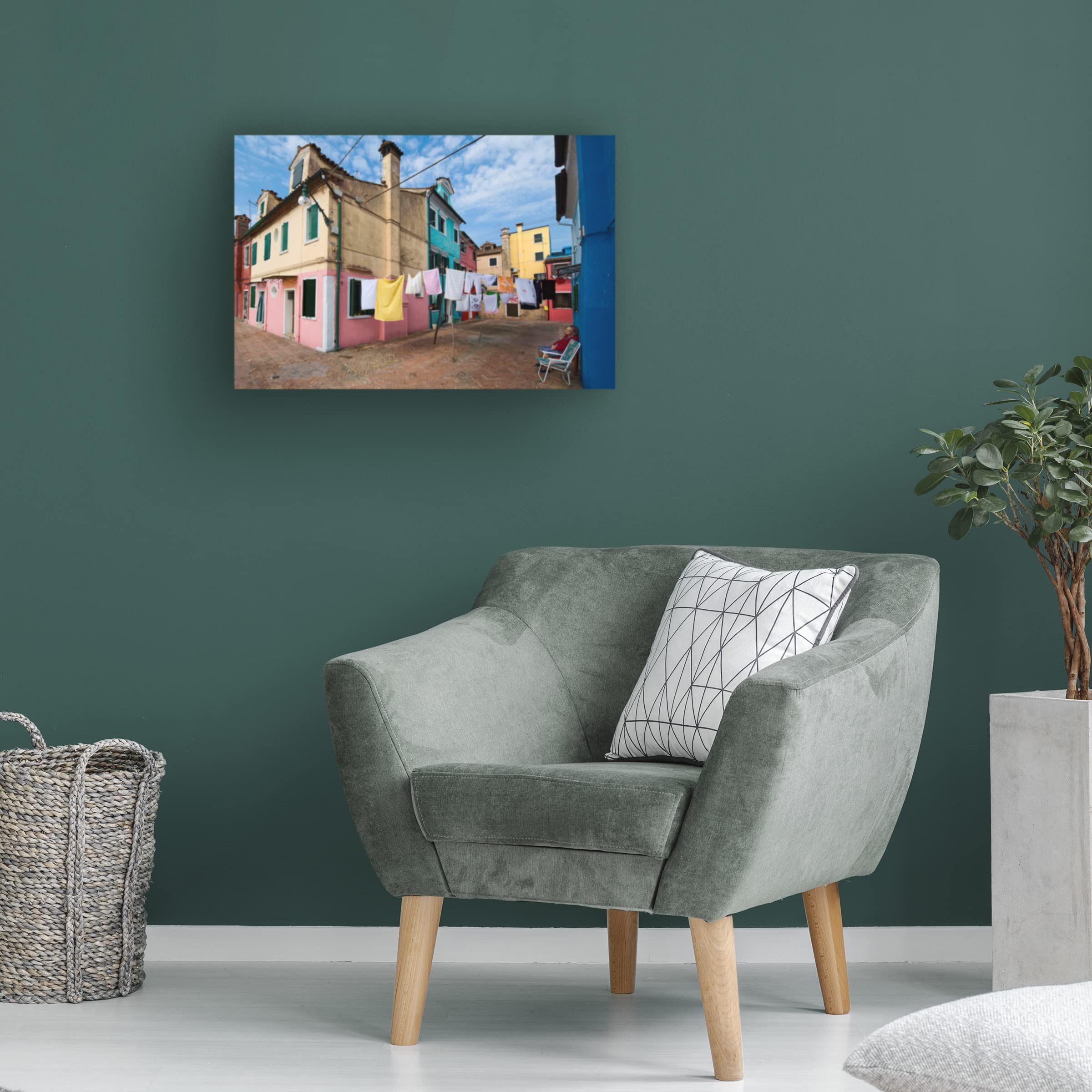 Trademark Fine Art 'Living Colours' Canvas Wall Art by Jure Kravanja - Modern Abstract Painting for Living Room, Bedroom & Office Decor