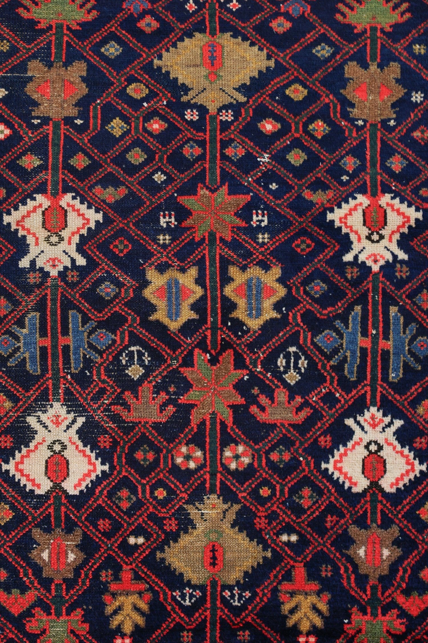 Handwoven Antique Malayer Tribal Rug - Authentic Persian J75100 Carpet for Living Room, Bedroom & Home Decor