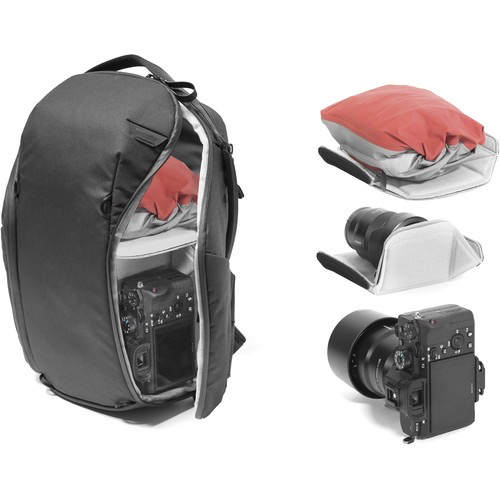 Peak Design Everyday Backpack 15L - Waterproof Laptop Backpack with Zip Closure in Black | Perfect for Work, Travel & Photography Gear