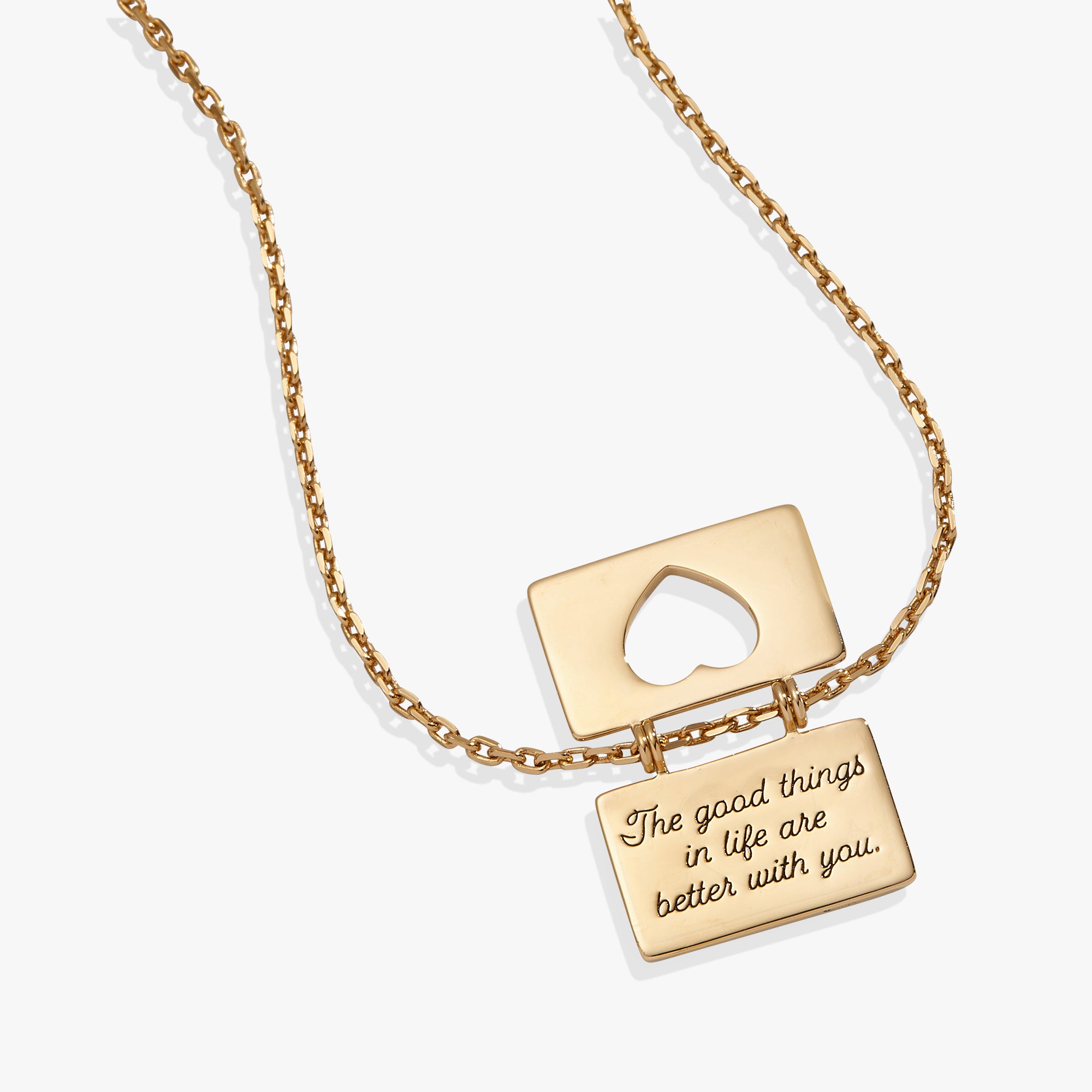 Hidden Message Heart Affirmation Necklace - Inspirational Jewelry with Secret Love Notes - Perfect for Valentine's Day, Anniversary Gifts & Self-Love Accessories