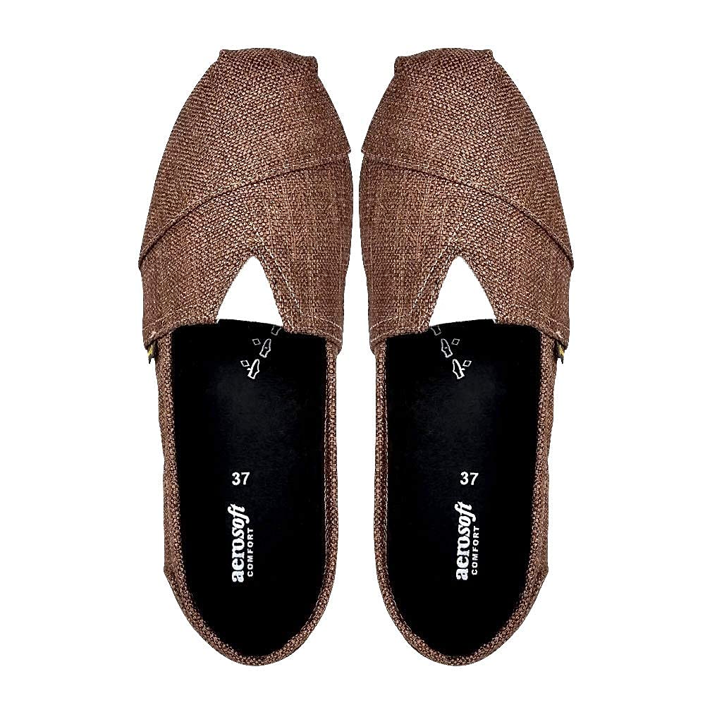 Aerosoft Women's Flats - Soft & Comfortable Slip-On Shoes for Work, Travel & Everyday Wear
