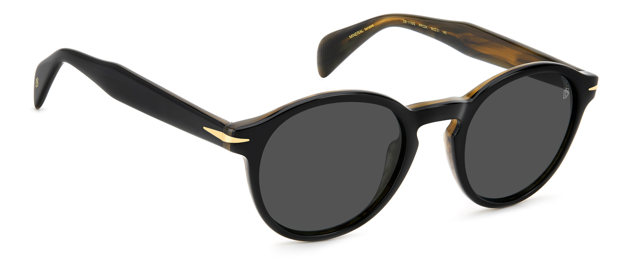 David Beckham DB1178/S Sunglasses - Polarized Aviator Style for Men & Women - Perfect for Driving, Travel & Outdoor Activities