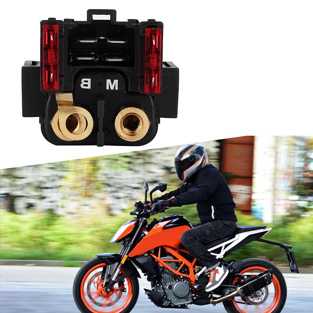 High Accuracy Starter Relay Solenoid for Motorcycle - Durable, Abrasion Resistant & Easy to Install - Perfect for Motorcycle Engine Starting System & Electrical Repairs