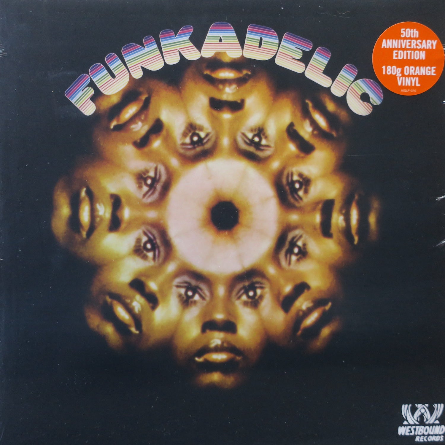 FUNKADELIC Self-Titled 50th Anniversary Edition - Limited Edition 180g Orange Vinyl LP Record - Perfect for Collectors & Funk Music Lovers - Great for Home Listening & DJ Sets