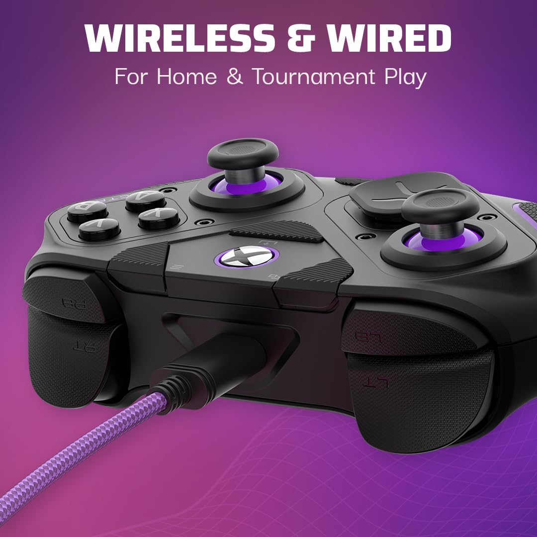 Victrix Pro BFG Wireless Gaming Controller for Xbox Series X|S, Xbox One & Windows 10/11 - Modular Gamepad with Dolby Atmos Audio, Remappable Buttons, Custom Triggers & Paddles - Perfect for Competitive Gaming & PC Gaming Sessions (Black)
