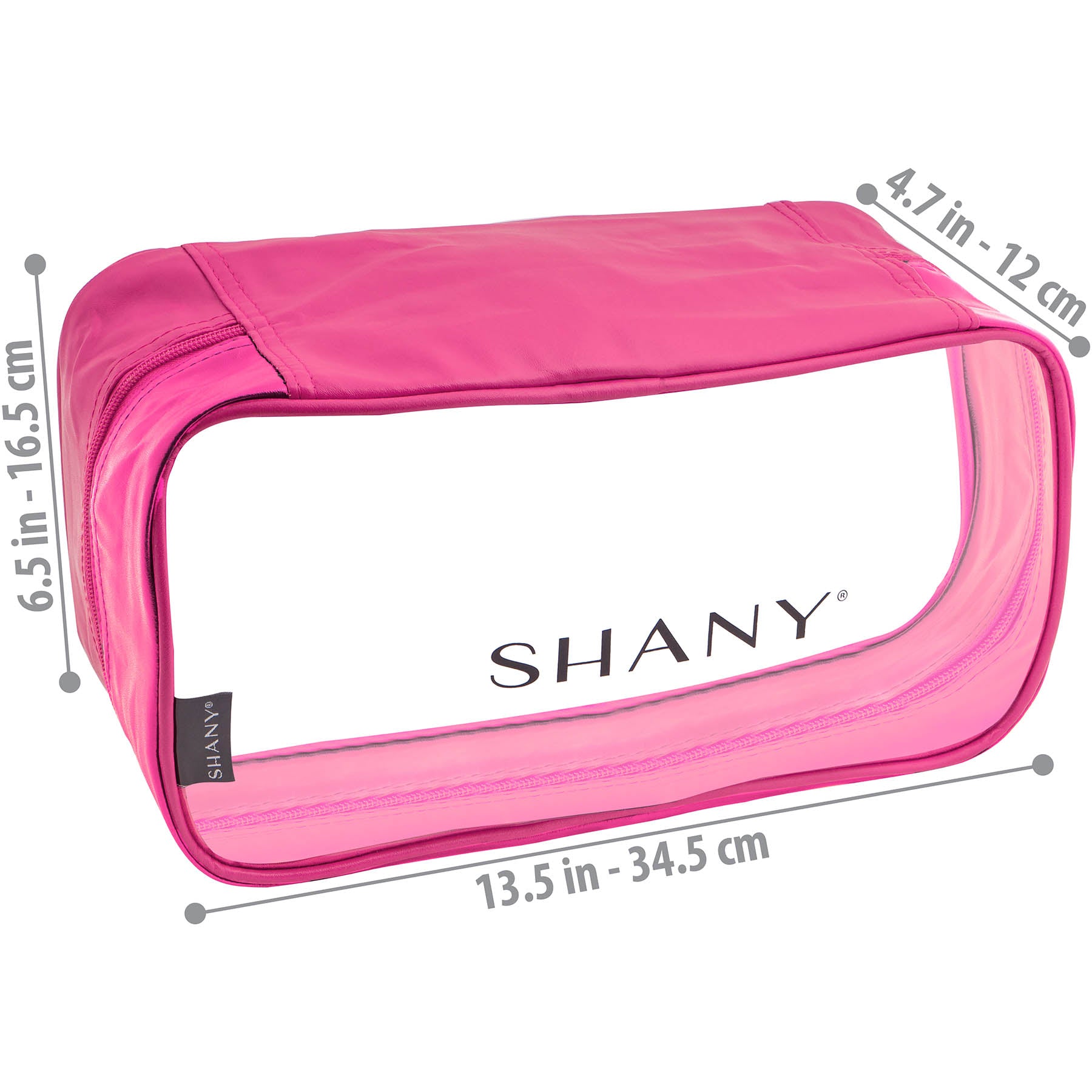 Clear PVC Medium Cosmetics Organizer Bag - Waterproof Travel Makeup Pouch for Toiletries, Brushes & Skincare - Perfect for Home, Gym, Vacation & Airplane Carry-On