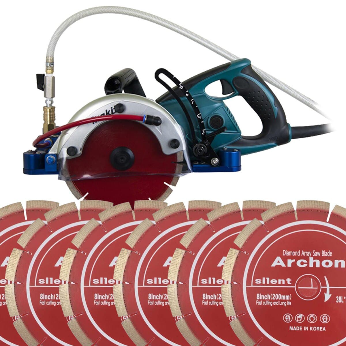 Blue Ripper Jr Saw with Diamond Blades - Professional Cutting Tool for Wood, Metal & Tile | Perfect for DIY Projects & Construction Work