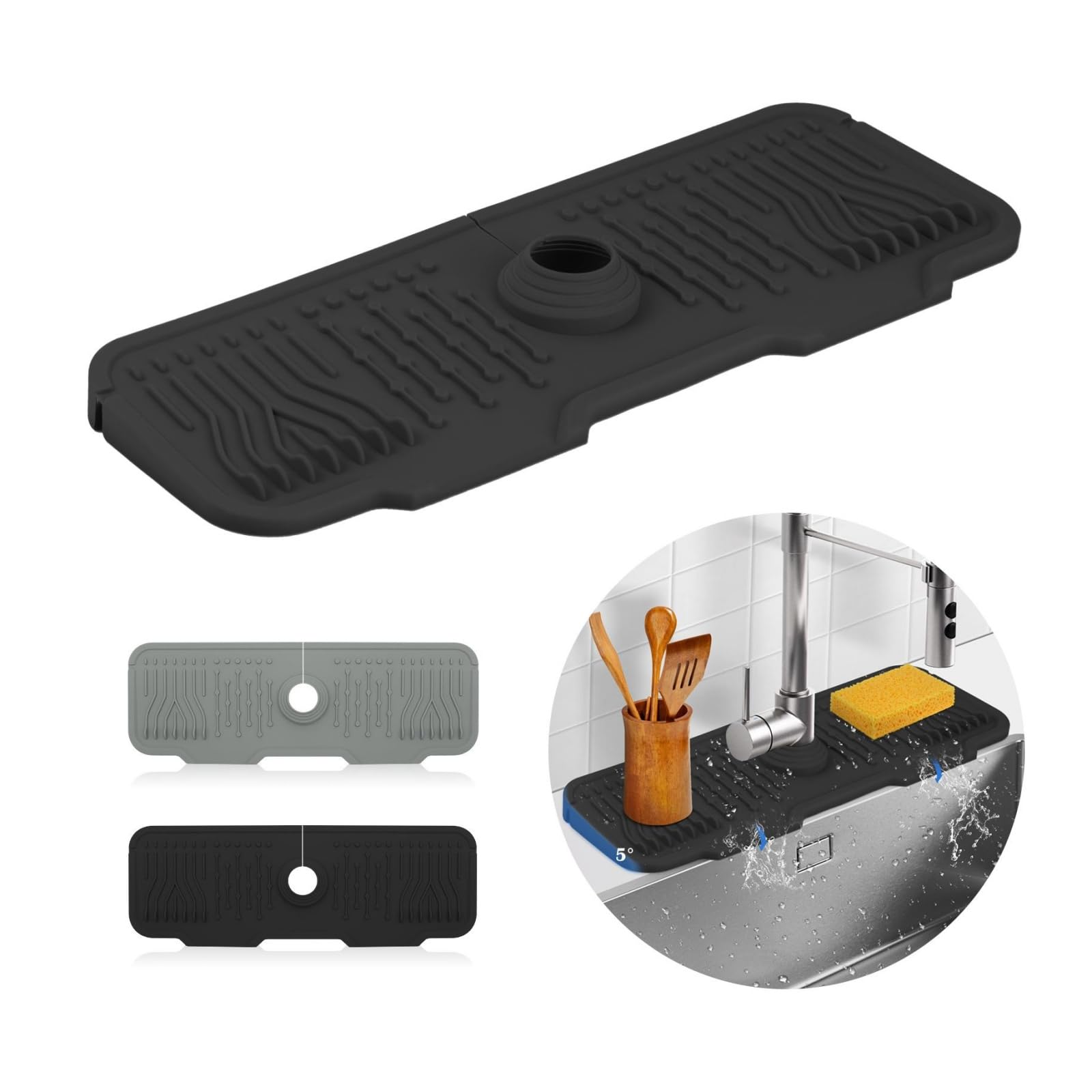 **Silicone Sink Splash Guard Mat - 17