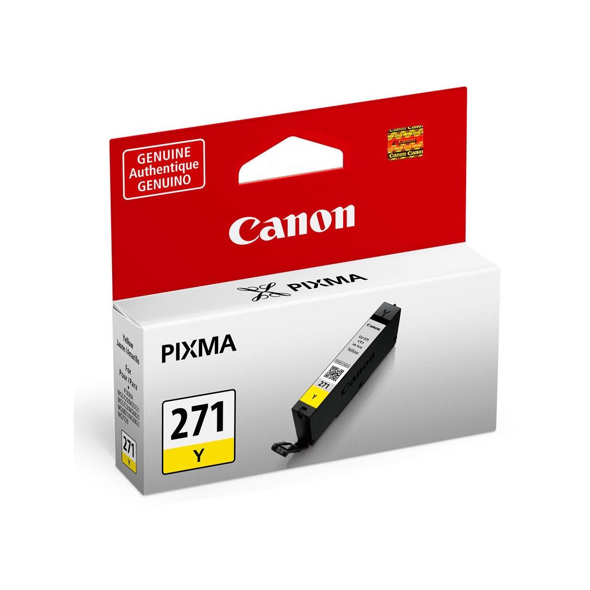 Canon CLI 271 Yellow Ink Tank - High-Quality Replacement Ink for Canon Printers | Perfect for Home Office Printing, School Projects & Photo Printing