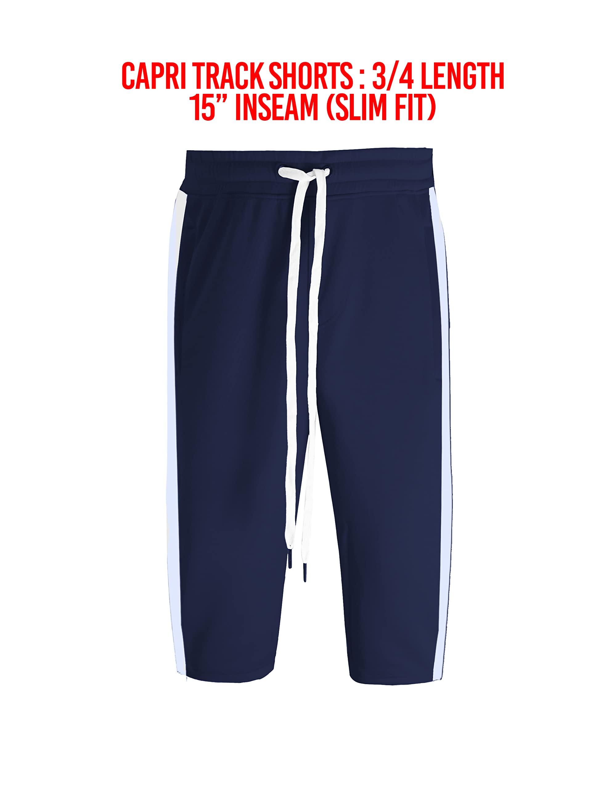 Men's Athletic Gym Shorts - Breathable Workout Running Track Shorts for Fitness & Training | Perfect for Gym, Jogging & Outdoor Sports