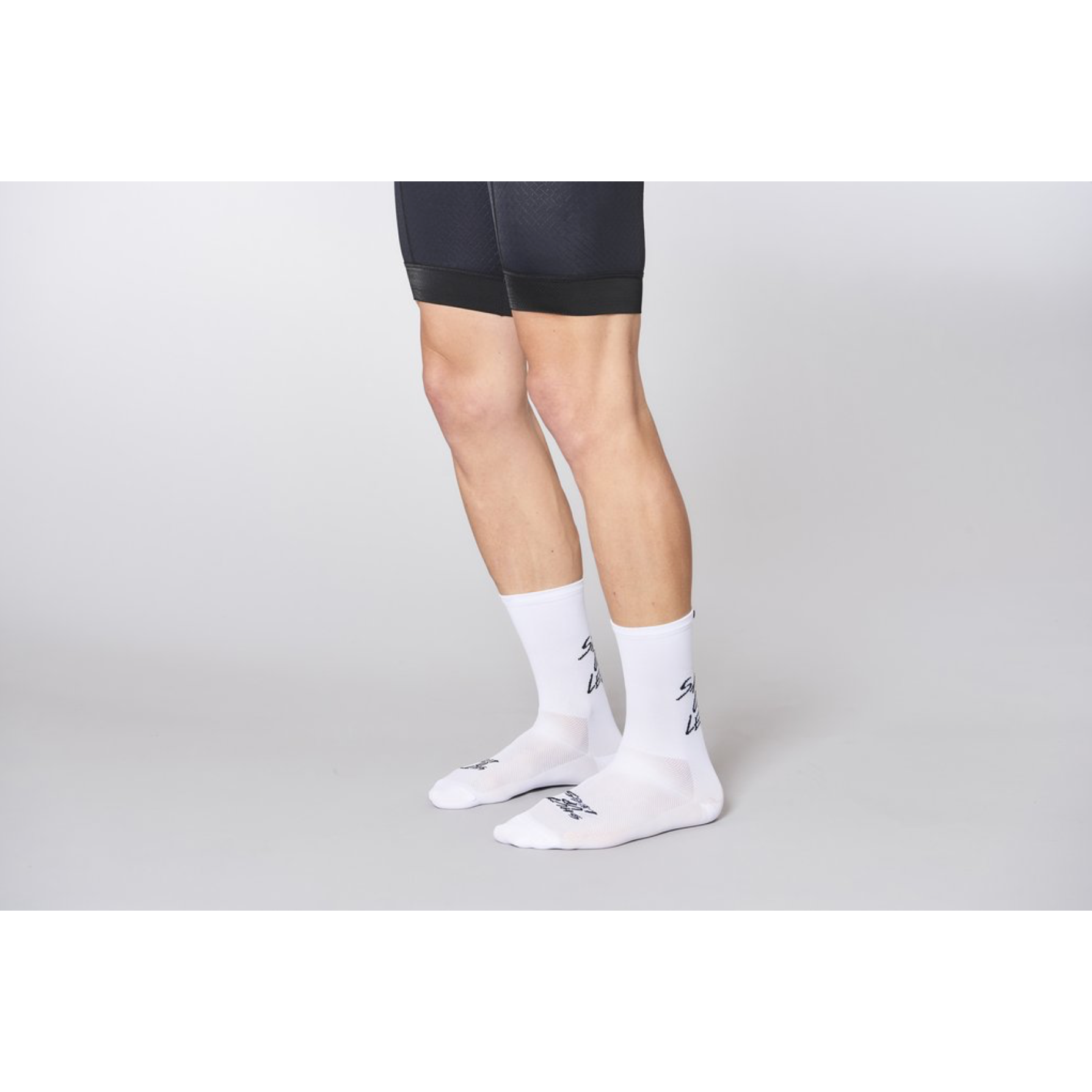 SHUT UP LEGS White Cycling Socks - High Performance Bike Socks for Men & Women - Perfect for Road Cycling, Mountain Biking & Triathlons