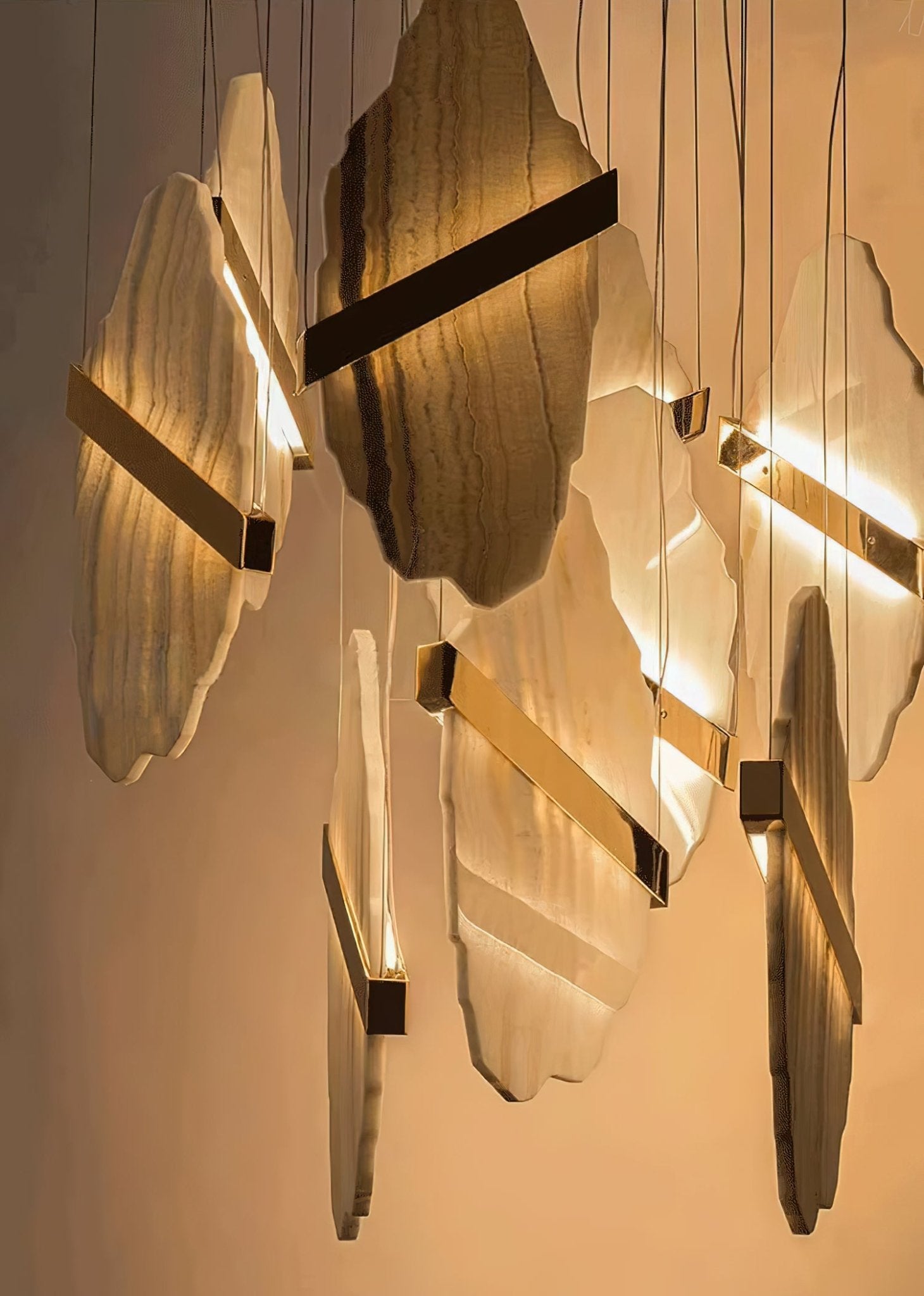 Auralith Crystal Chandelier - Elegant Modern Ceiling Light Fixture for Dining Room, Bedroom & Living Room Decor | Energy Efficient LED Lighting | Easy Installation Home Lighting Solution