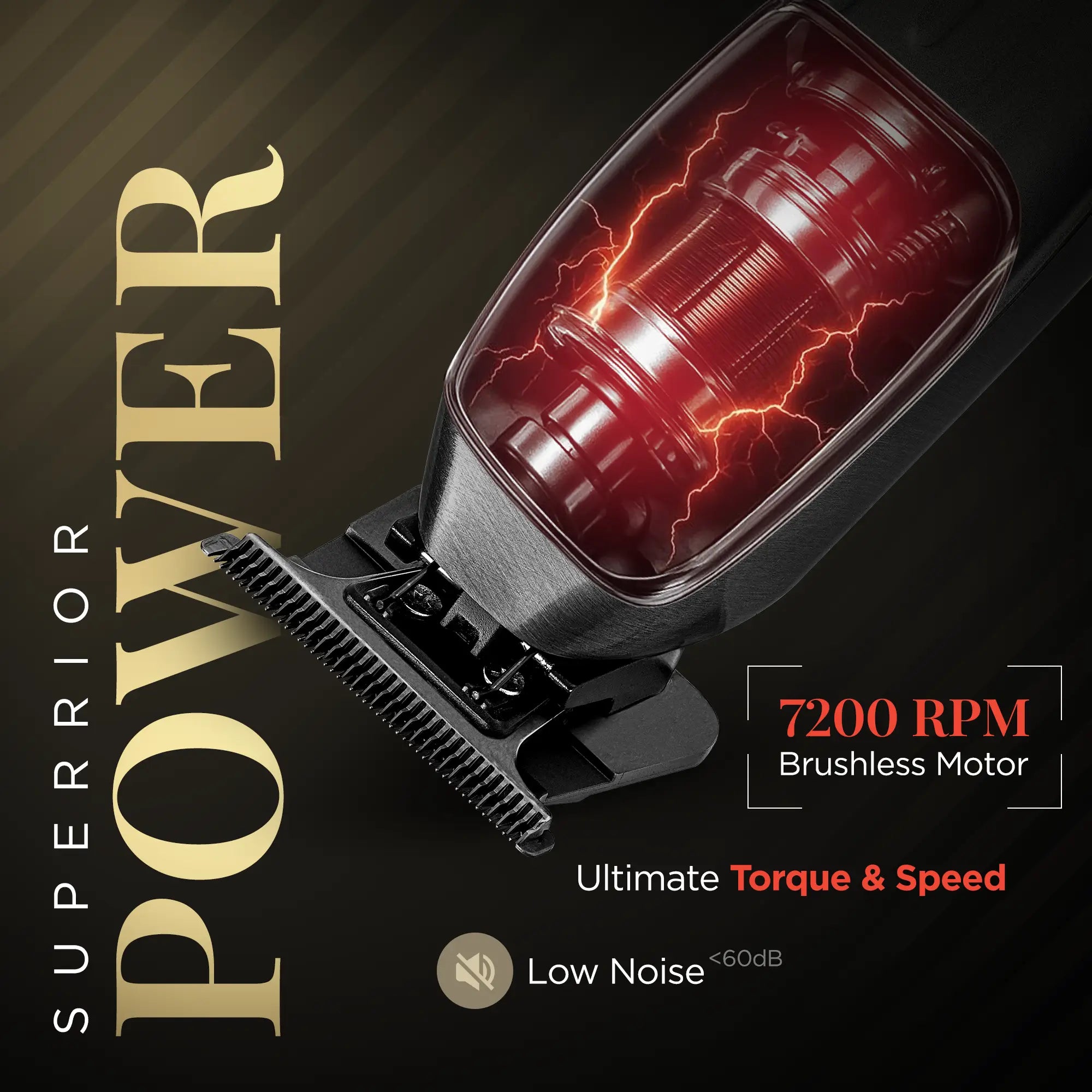 Fusion Trimmer - Professional Hair Clipper for Men & Women | Cordless & Rechargeable | Perfect for Home Haircuts, Beard Trimming & Grooming | Salon-Quality Precision & Comfort