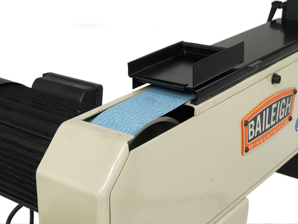 Baileigh Industrial BA9 1000680 BG 379 Belt Grinder - Professional Metalworking & Knife Sharpening Tool for Workshops & DIY Projects