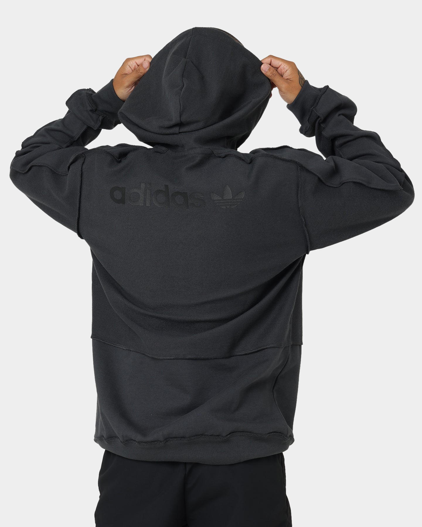 Adidas Loopback Hoodie Carbon - Men's Lightweight Pullover Hooded Sweatshirt for Running, Gym & Casual Wear