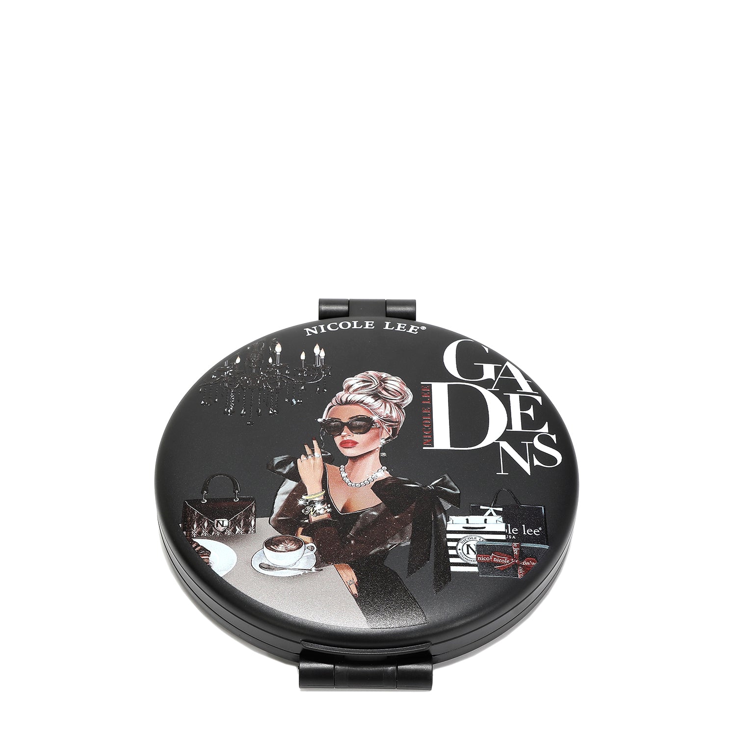 Portable LED Travel Mirror with Bright Adjustable Lights - Perfect for Makeup, Shaving & Grooming On The Go