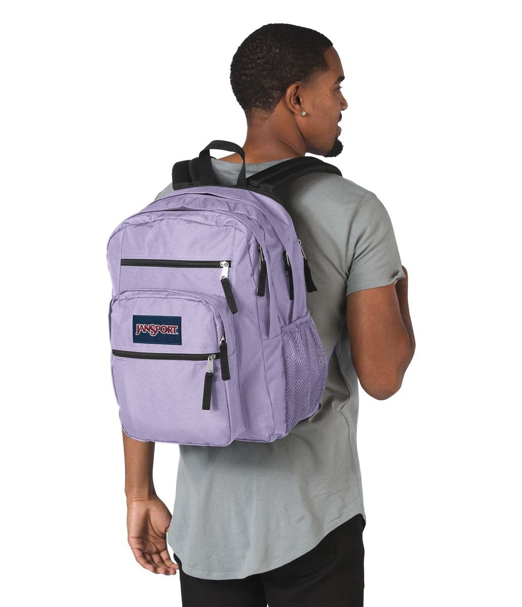 JanSport Big Student Backpack - Lightweight Laptop Backpack for School & College, Pastel Lilac - Perfect for Books, Laptop & Everyday Essentials | Durable & Stylish Backpack for Teens & Adults