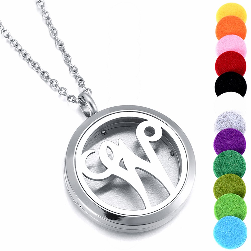 Premium Lotus Perfume Locket Pendant Necklace - Memorial Jewelry for Women, Essential Oil Diffuser & Aromatherapy Cage - Perfect for Remembrance, Meditation, and Relaxation Gifts