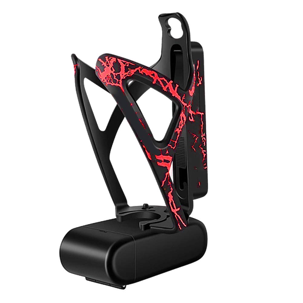 MTB Bike Water Bottle Cage Holder with Built-in Tire Spoon - Durable Bicycle Drink Rack Accessories for Mountain Biking, Road Cycling & Commuting
