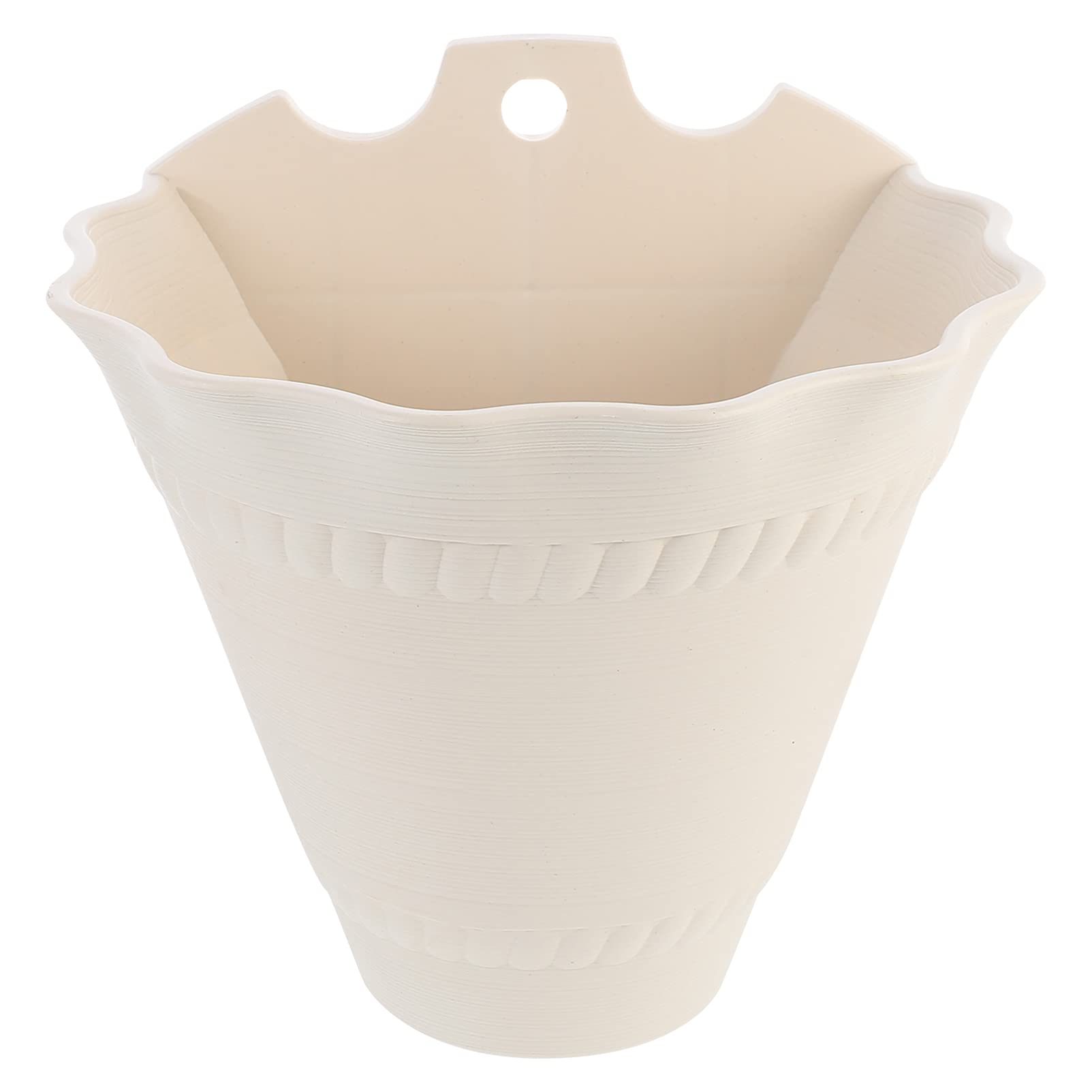 Rustic Wall Hanging Flower Pot - Small Indoor/Outdoor Planter for Plants, Orchids & Succulents | Balcony Decor, Wall Pocket Vase, Cylinder Container for Home & Garden Decor