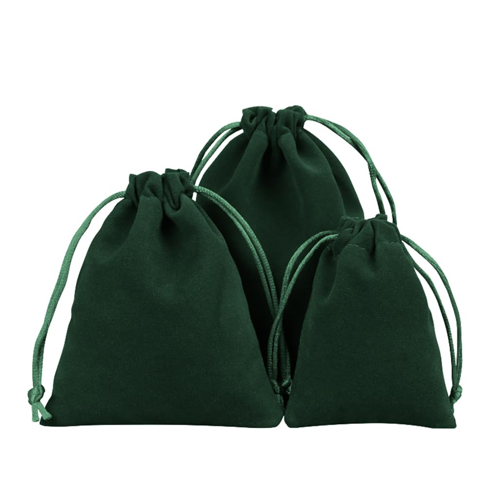 TopTie 50-Pack Velvet Drawstring Gift Bags 2.8x3.6 Inches - Premium Jewelry Pouches for Wedding Favors, Party Favors & Festive Events - Perfect for Jewelry Storage, Bridesmaid Gifts & Holiday Packaging