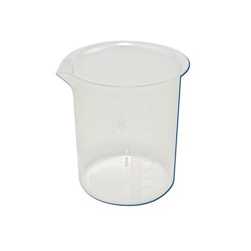 Kartell Griffin Style 1000 mL Polypropylene Beaker - 2 Packs of 12 (24 Pieces Total) - Ideal for Laboratory, Science Experiments & Chemical Mixing