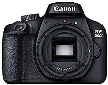 Canon EOS 4000D Rebel T100 DSLR Camera Bundle with 18-55mm Lens | 64GB Memory Card, Case, Tripod & Accessories Kit (Renewed) - Perfect for Beginners, Travel Photography & Vlogging