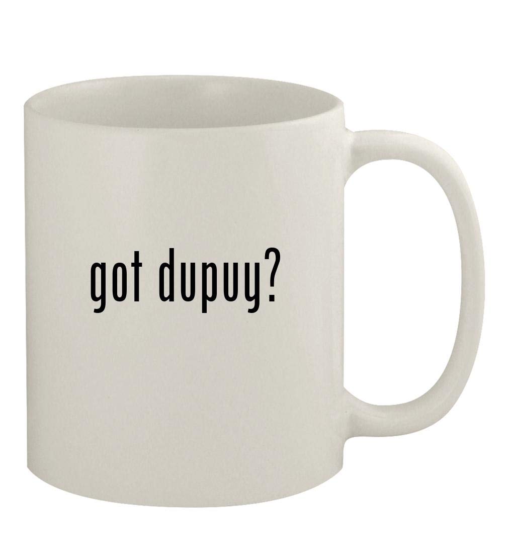 Dupuy 11oz Ceramic White Coffee Mug - Premium Porcelain Tea Cup for Home, Office & Gifts - Perfect for Morning Coffee, Tea Break or Souvenir