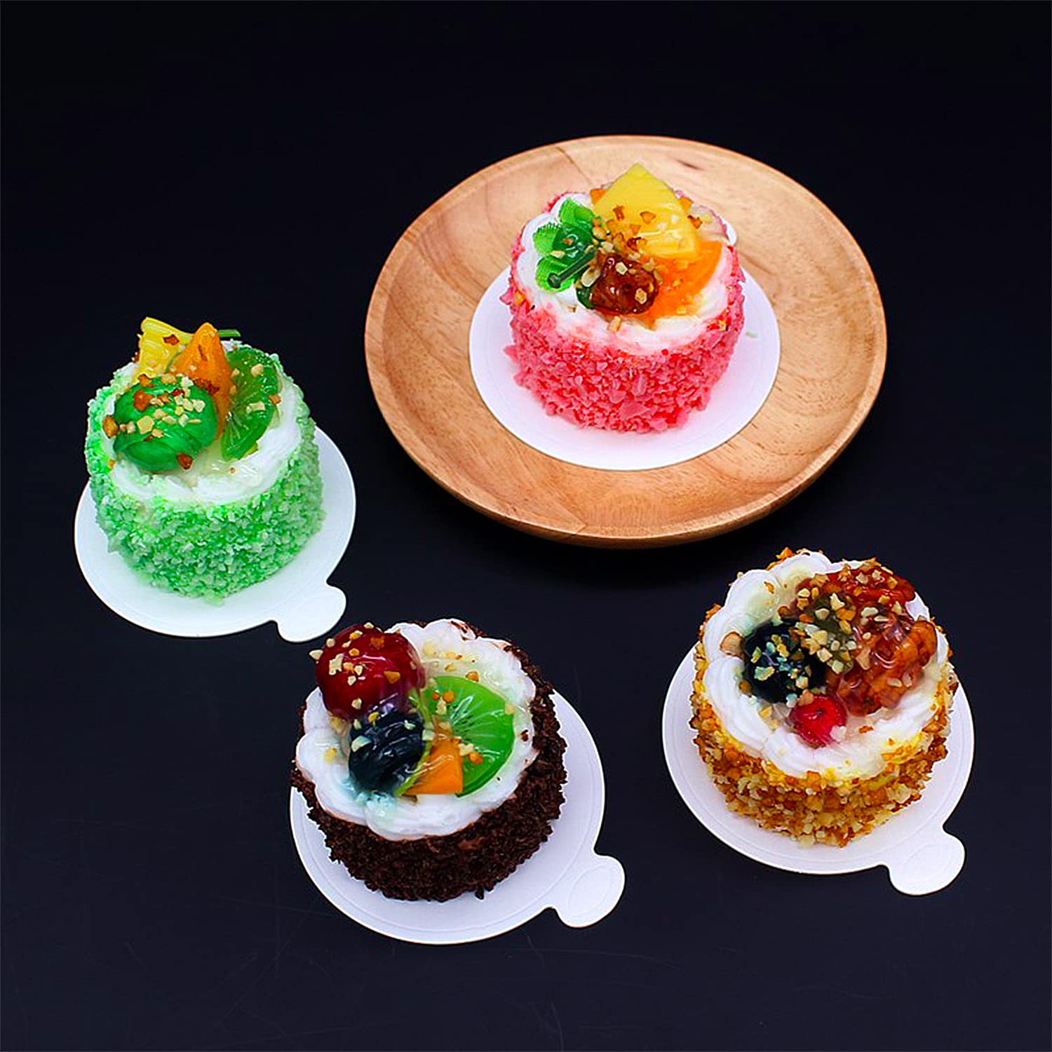 100 Pcs Mini Cake Boards - Round Grease Proof Cardboard Dessert Display Trays for Mousse Cakes, Cupcakes & Pastries | Perfect for Bakeries, Parties & Home Baking