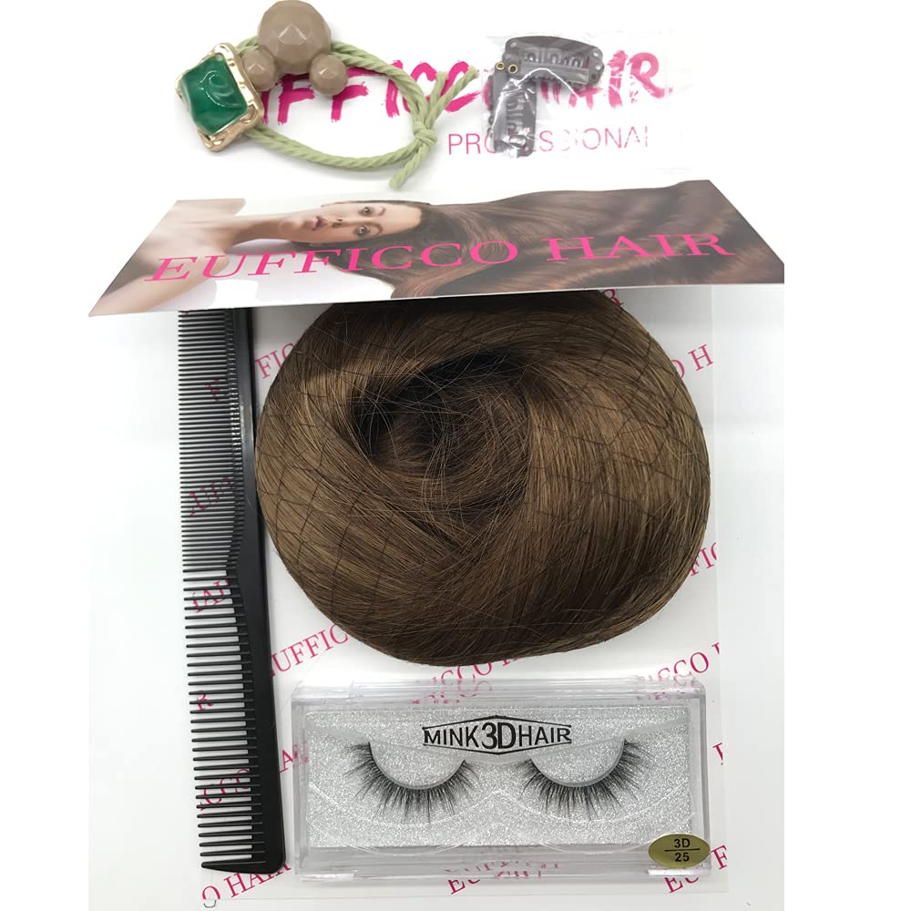 20 Inch Chocolate Brown Remy Human Hair Extensions – 120g Double Wefted Lace Clip-Ins with Thick Ends & Silky Soft Straight Texture | Perfect for Volume, Length & Styling for Parties, Weddings & Daily Wear