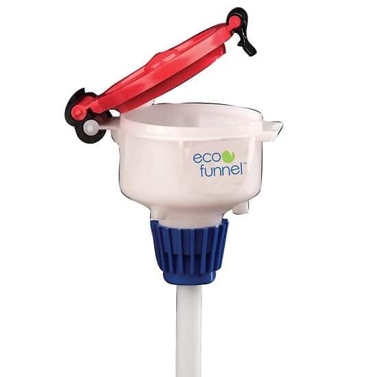 ECO Funnel Solvent Safety Funnel with 38-430 mm Cap Adapter | 4 Inch Diameter | Chemical Transfer & Automotive Fluid Filling Tool for Safe Pouring