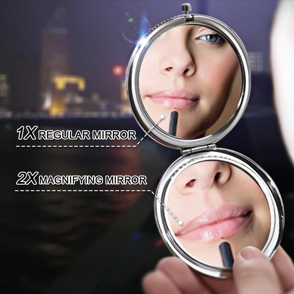 50th Birthday Gifts for Women - Funny Compact Makeup Mirror with 'Are You 50?' Design - Perfect Gift for 50-Year-Old Friends & Female Colleagues - Great for Birthday Parties, Retirement Celebrations & Milestone Gifts